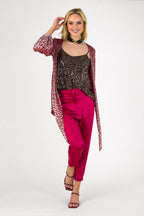 Pink Gold Tie Top - Final Sale