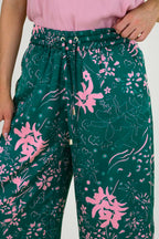 Jade Pink Silky Crop Culottes - Final Sale