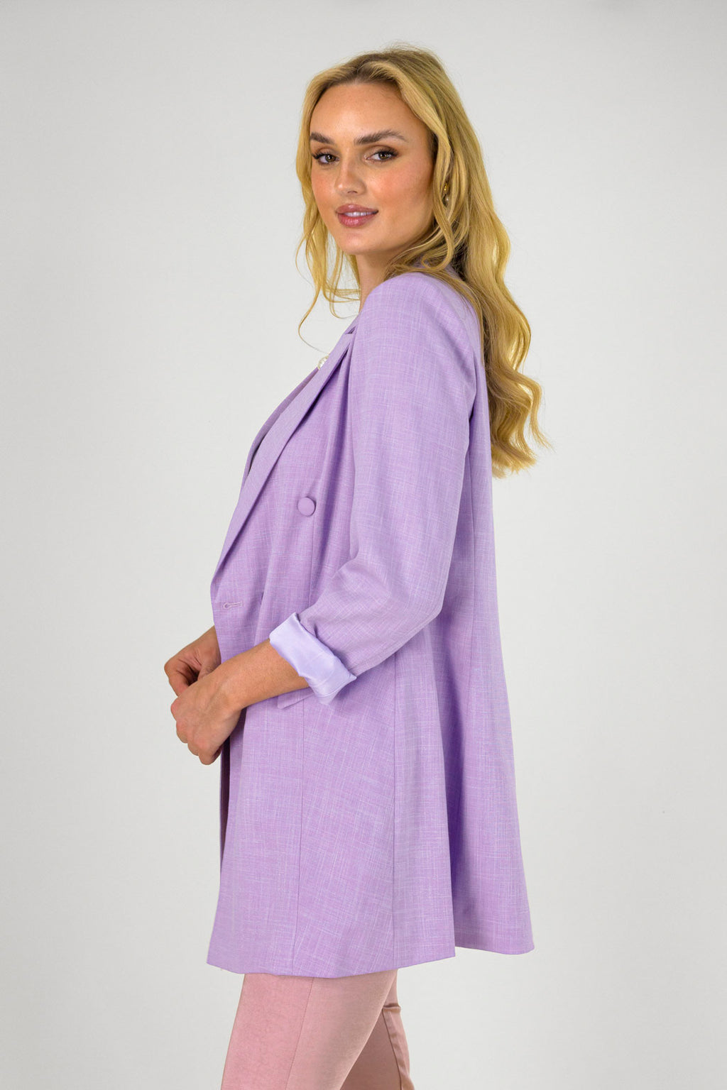 Lilac Shimmer Blazer - Sale