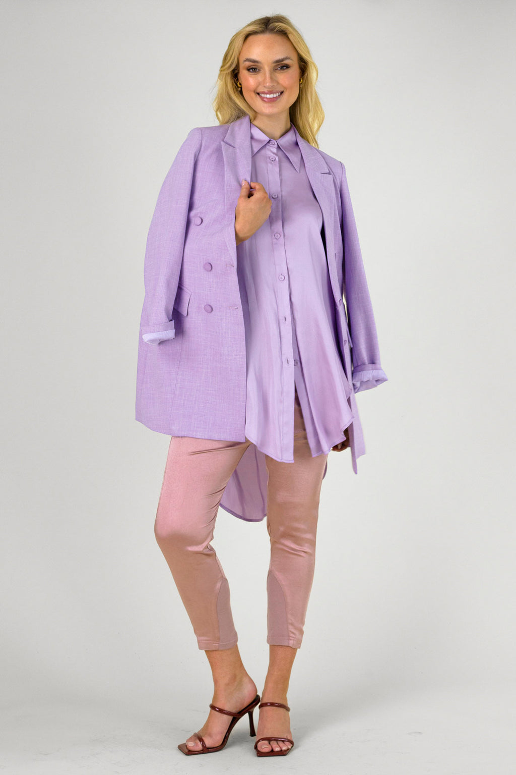 Pink Satin Droppies - FINAL SALE