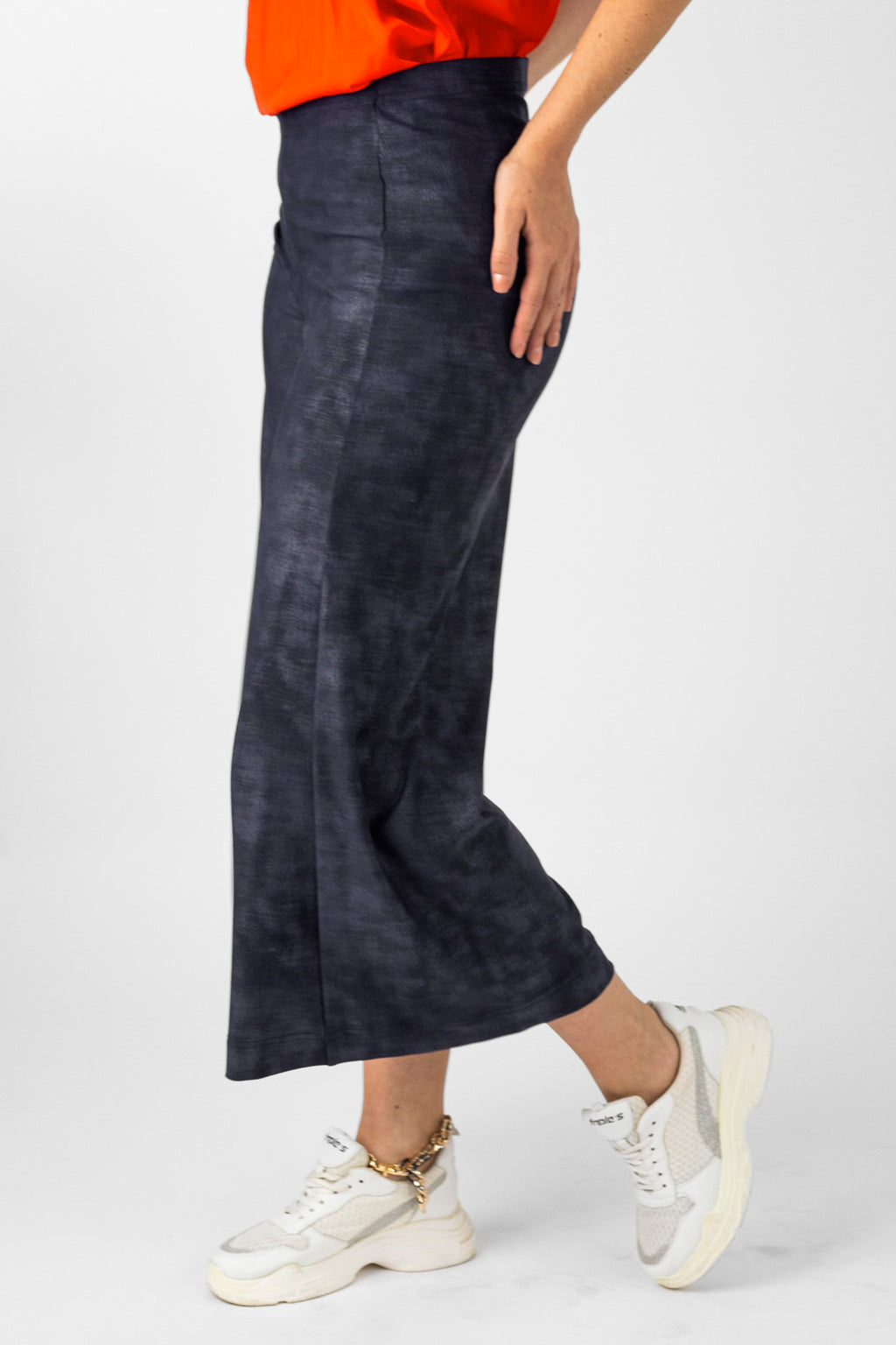 Navy Foil Superior Jersey Classic Pant - Final Sale