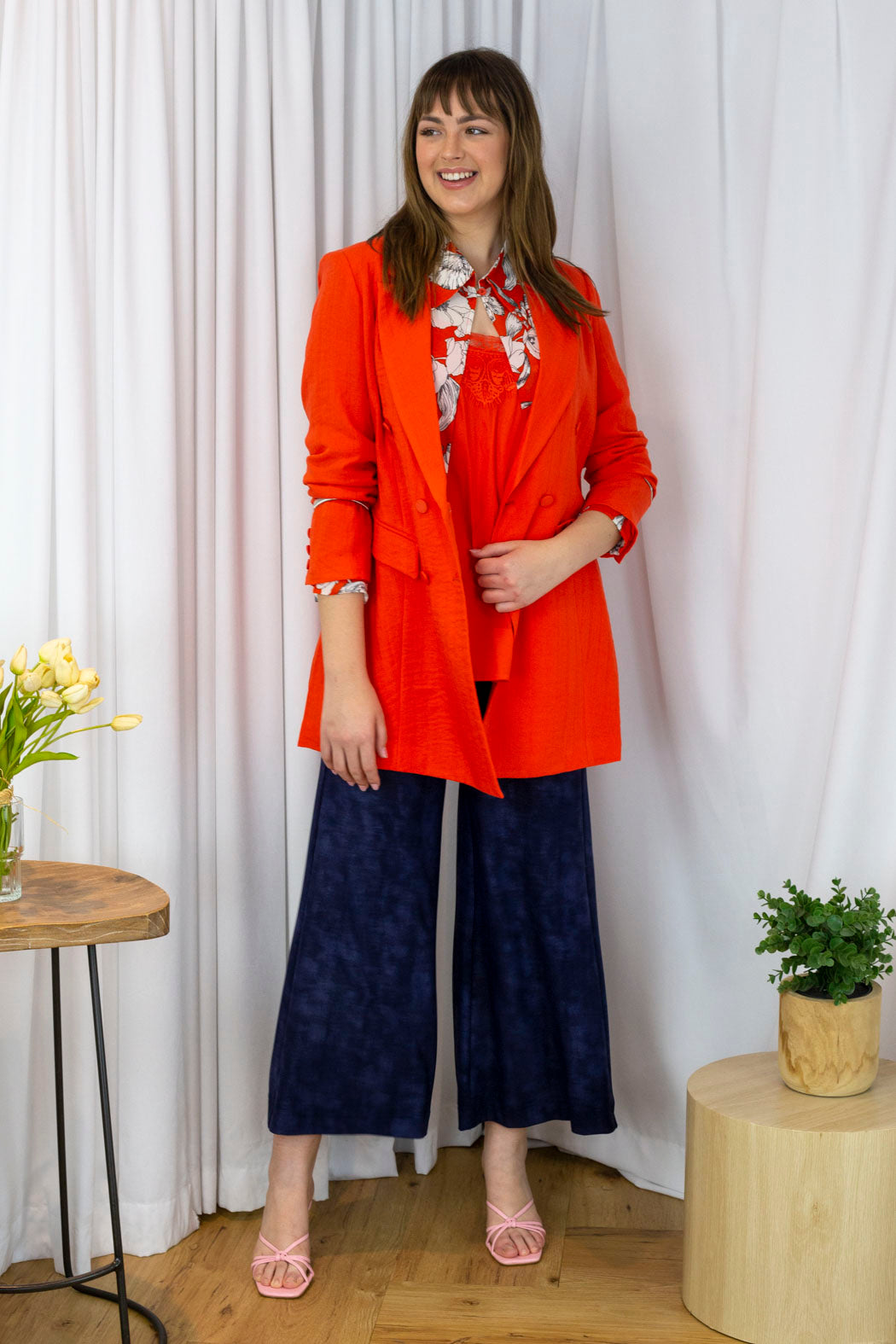 Navy Foil Superior Jersey Classic Pant - Final Sale