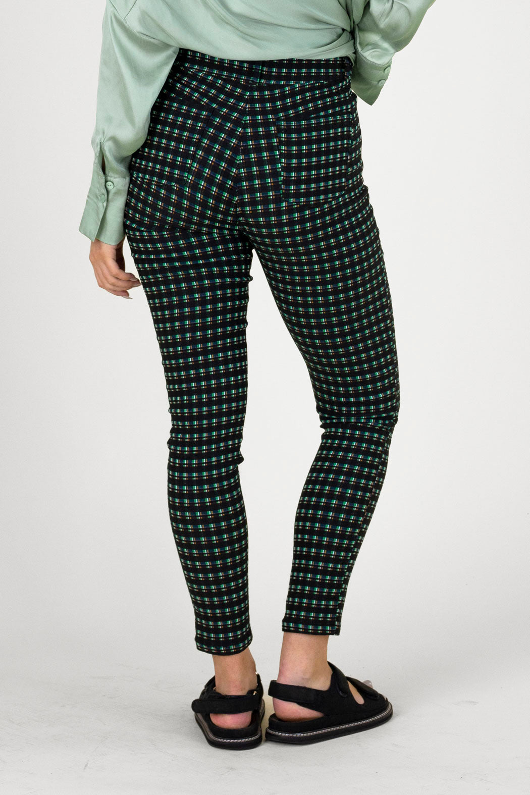 Jade Check Slim Jean - SALE