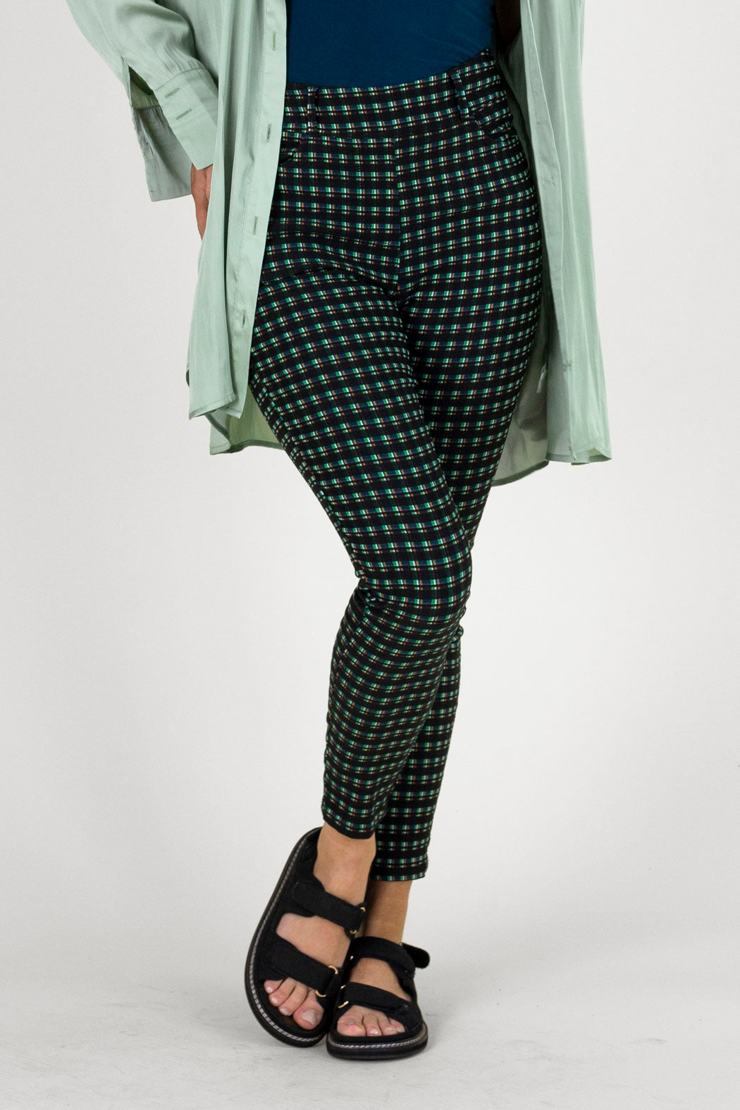 Jade Check Slim Jean - SALE