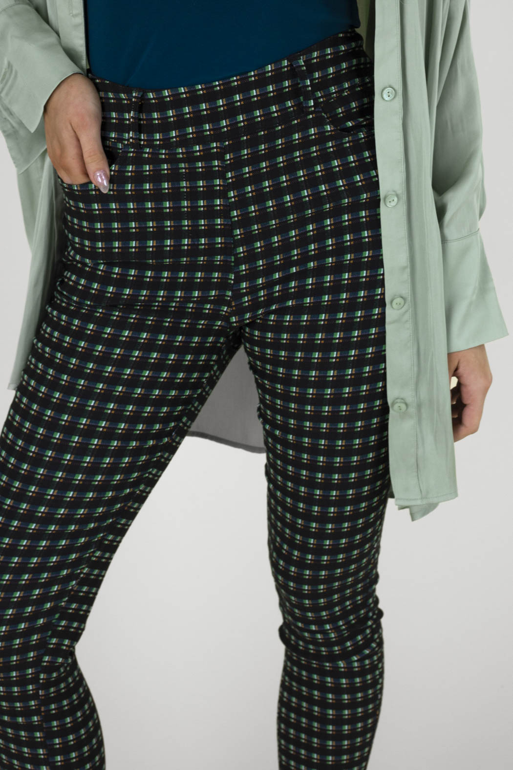 Jade Check Slim Jean - SALE