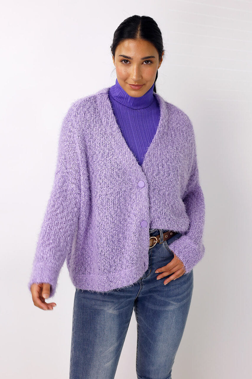 Lilac Wonder Crop Cardi