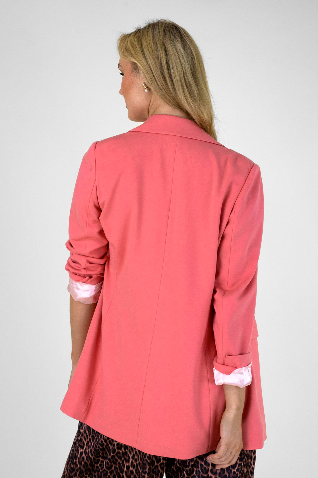 Watermelon Ponte Zippy Blazer - Sale