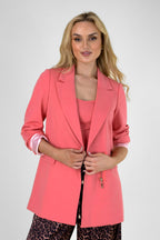 Watermelon Ponte Zippy Blazer - Sale