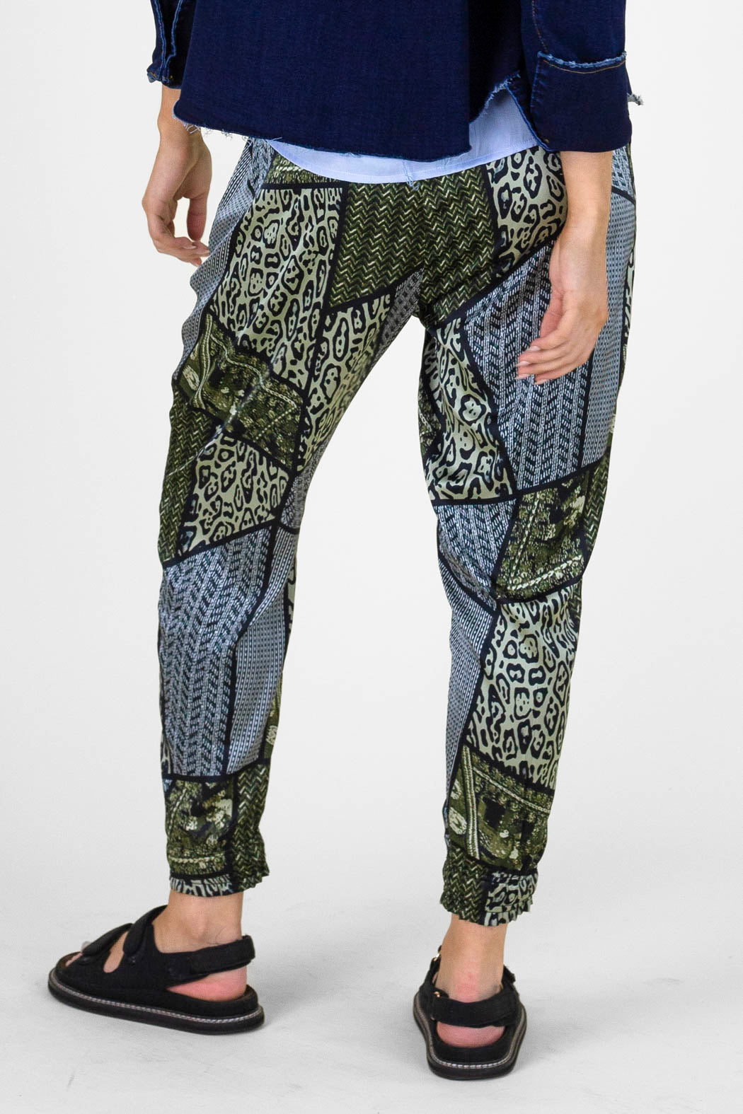 Khaki Silky Cargo Pant - Final Sale