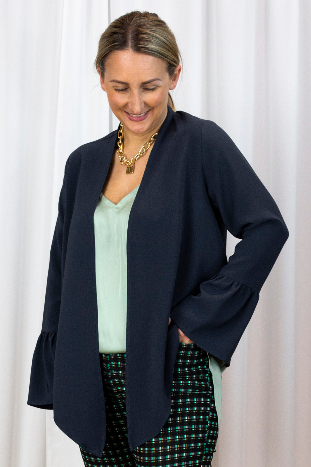 Navy Christina Jacket - Final Sale