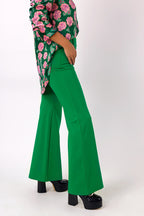 Green Ponte Wide Flare - SALE