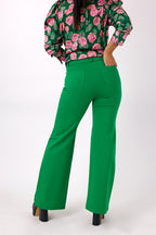 Green Ponte Wide Flare - SALE