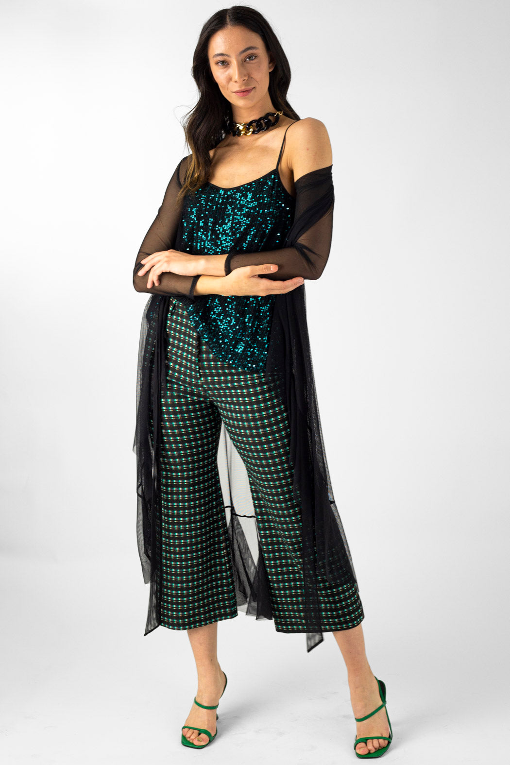 Jade Sequin Cami
