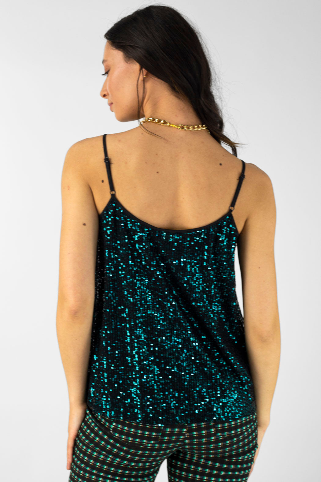 Jade Sequin Cami