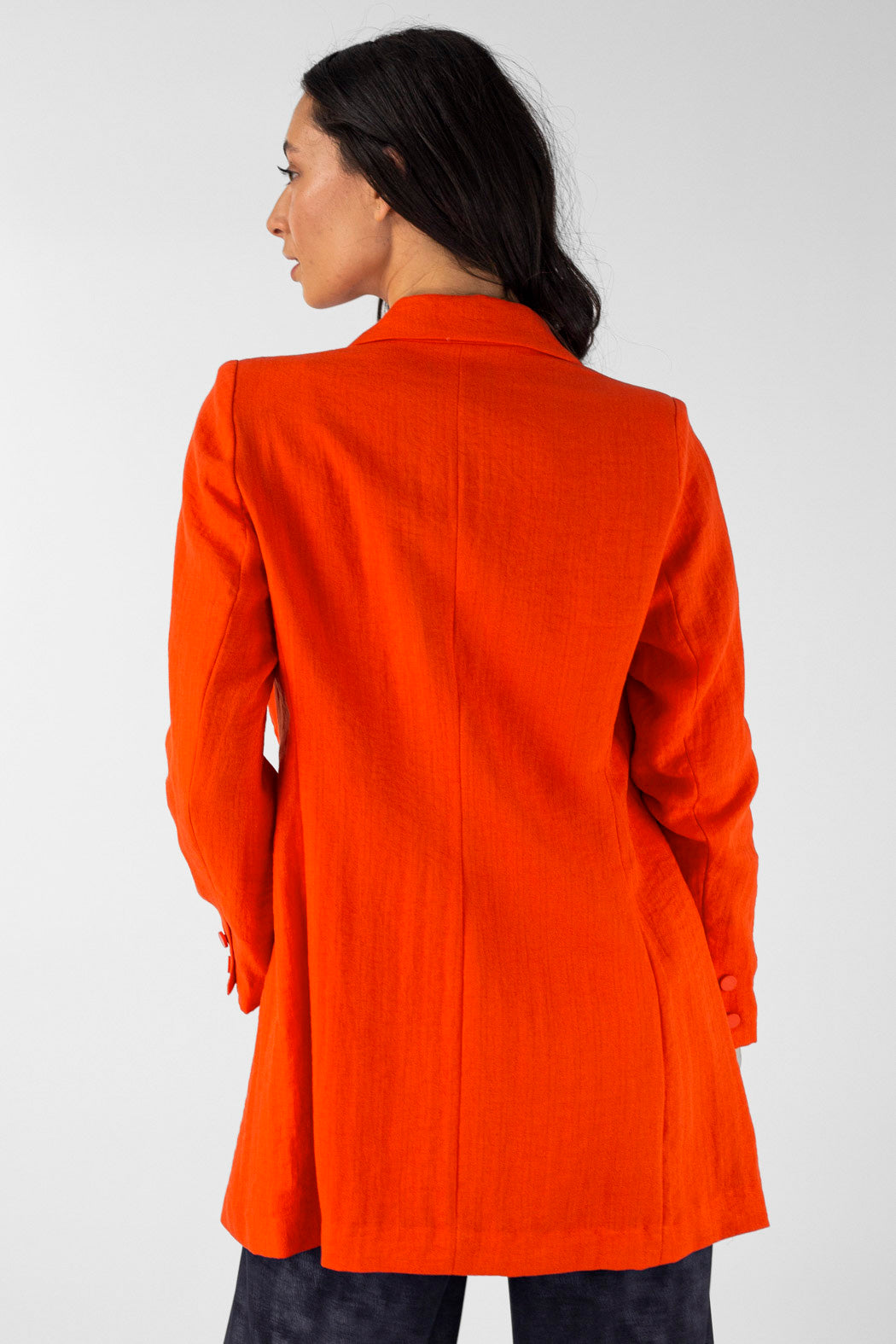 Orange Shimmer Blazer - Sale