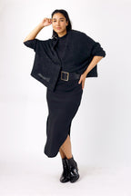Black Wonder Crop Cardi - SALE