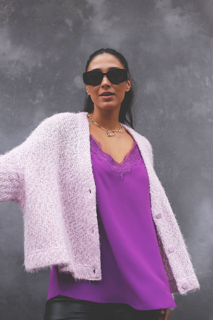 Pink Wonder Crop Cardi - FINAL SALE