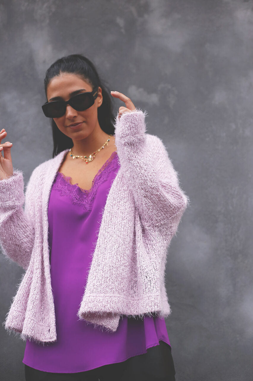 Pink Wonder Crop Cardi - FINAL SALE