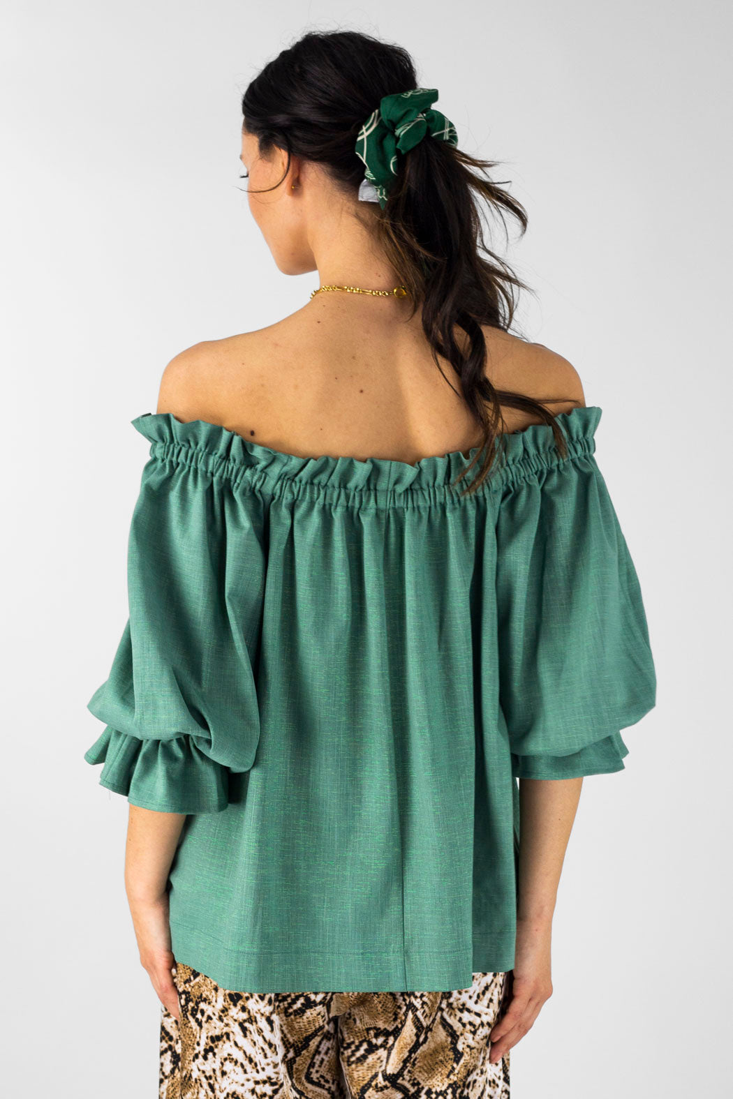 Sage Shimmer Top - FINAL SALE