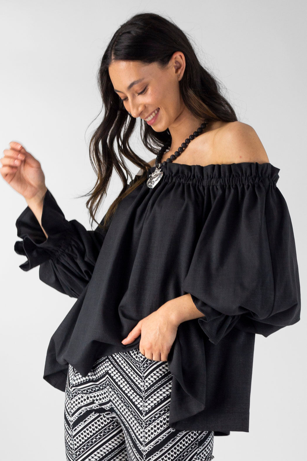 Black Shimmer Top NT