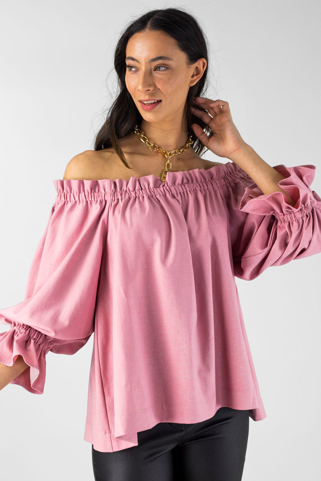Pink Shimmer Top Nt