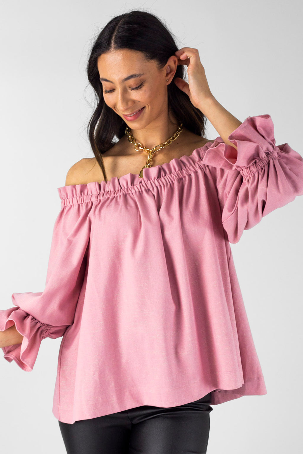 Pink Shimmer Top Nt
