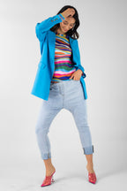 Rainbow Basic Mesh Top - Final Sale