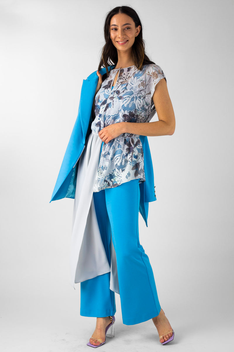 Mid Grey Whimsical Grecian Tunic - Final Sale