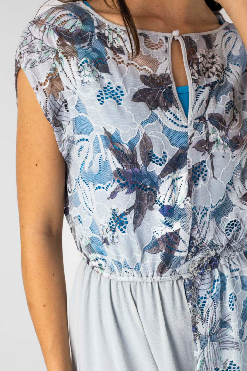 Mid Grey Whimsical Grecian Tunic - Final Sale