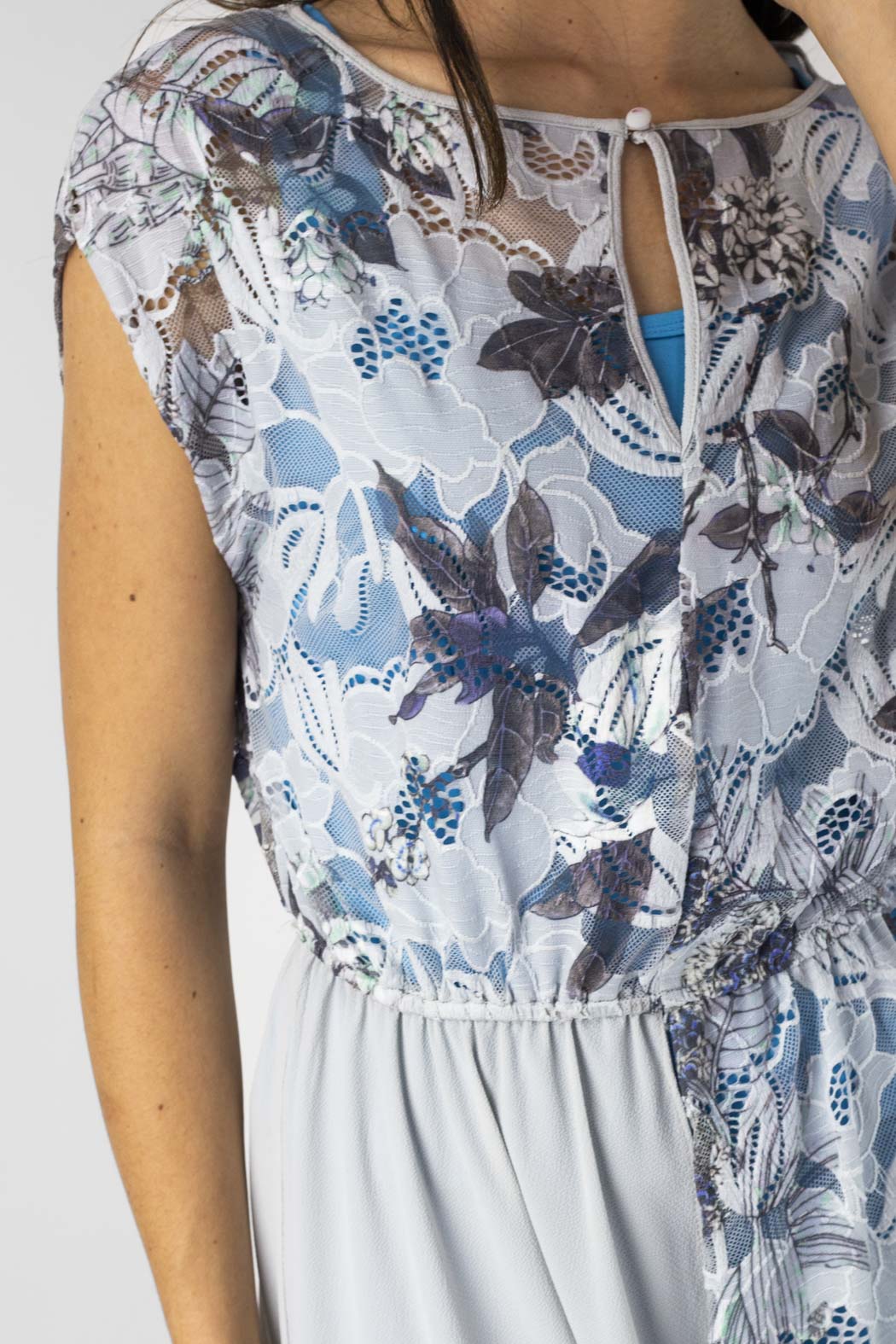 Mid Grey Whimsical Grecian Tunic - Final Sale