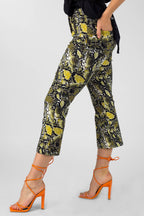 Snake Crop Flare - Final Sale