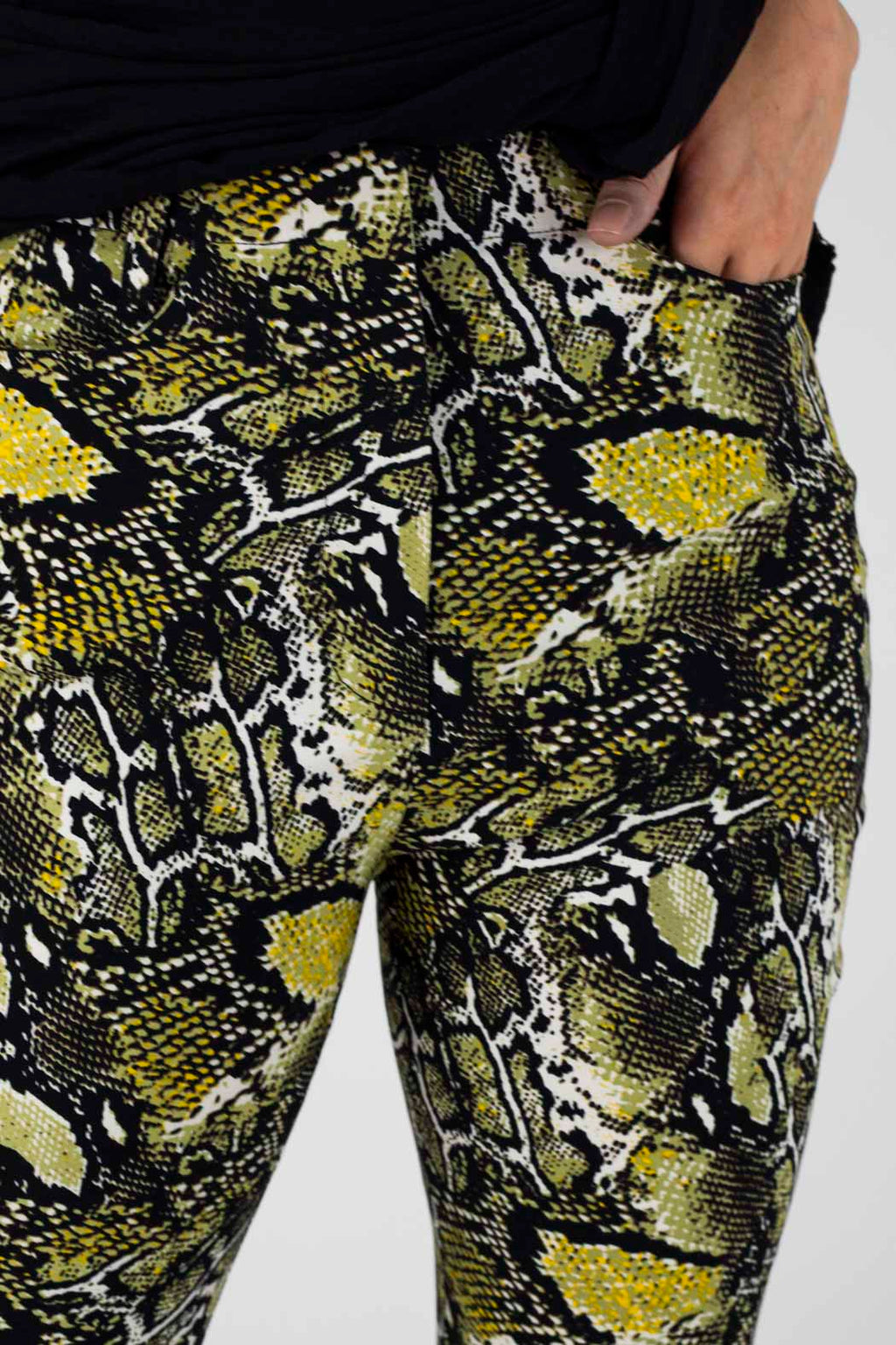 Snake Crop Flare - Final Sale
