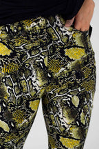 Snake Crop Flare - Final Sale