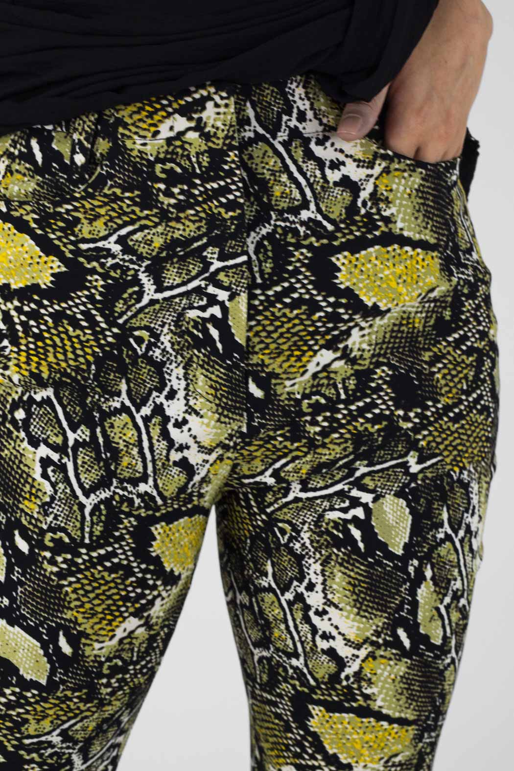 Snake Crop Flare - Final Sale