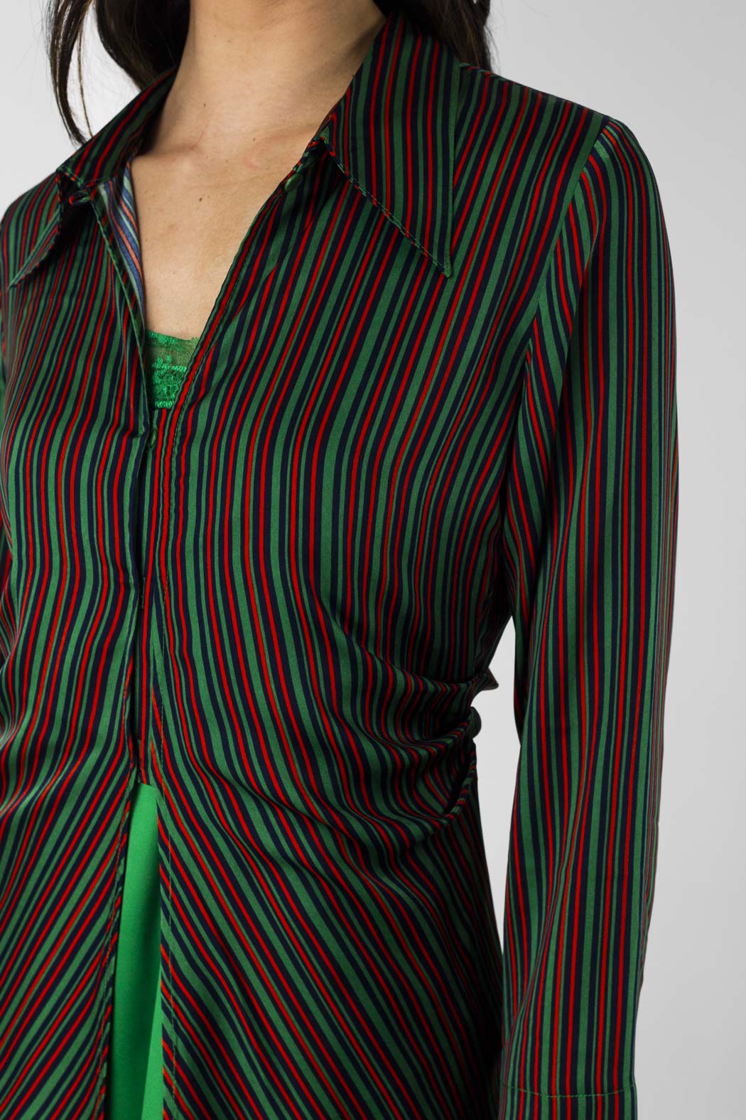 Stripe Print Nova Shirt - Final Sale