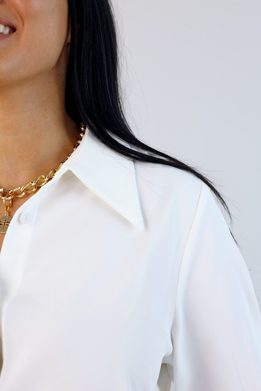 Ivory Soft Touch Zhoush Shirt - SALE