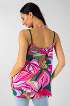 Pink Leaf Silky Lily Cami - Final Sale
