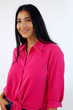 Hot Pink Soft Touch Zhoush Shirt - SALE