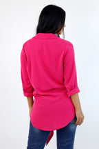 Hot Pink Soft Touch Zhoush Shirt - SALE