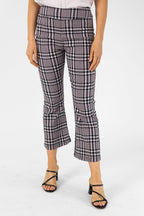 Check Pull On Cropped Flare - Final Sale