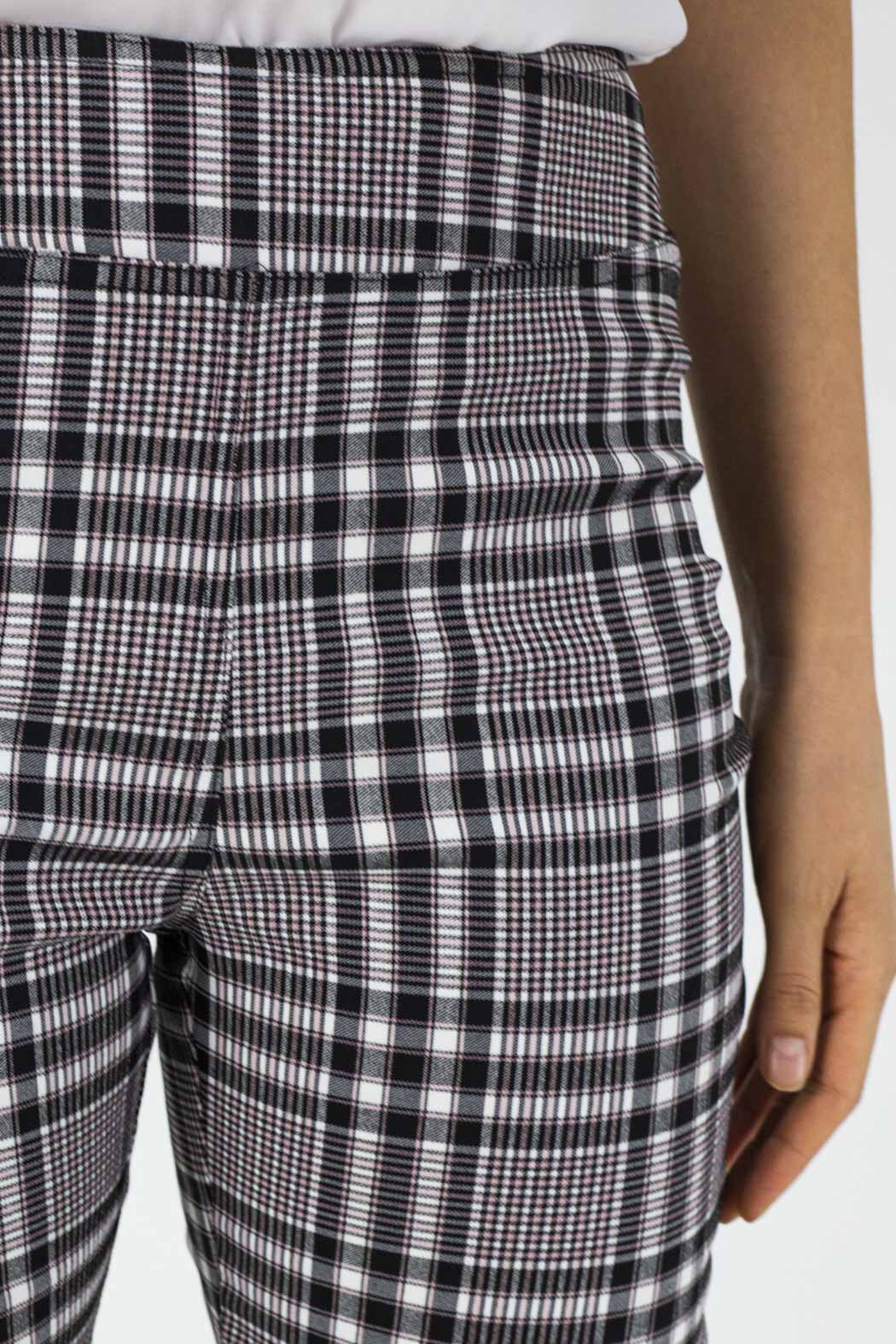 Check Pull On Cropped Flare - Final Sale