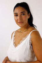 Ivory Soft Touch Lace Cami