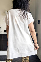 White Love V-neck T-shirt - Final Sale
