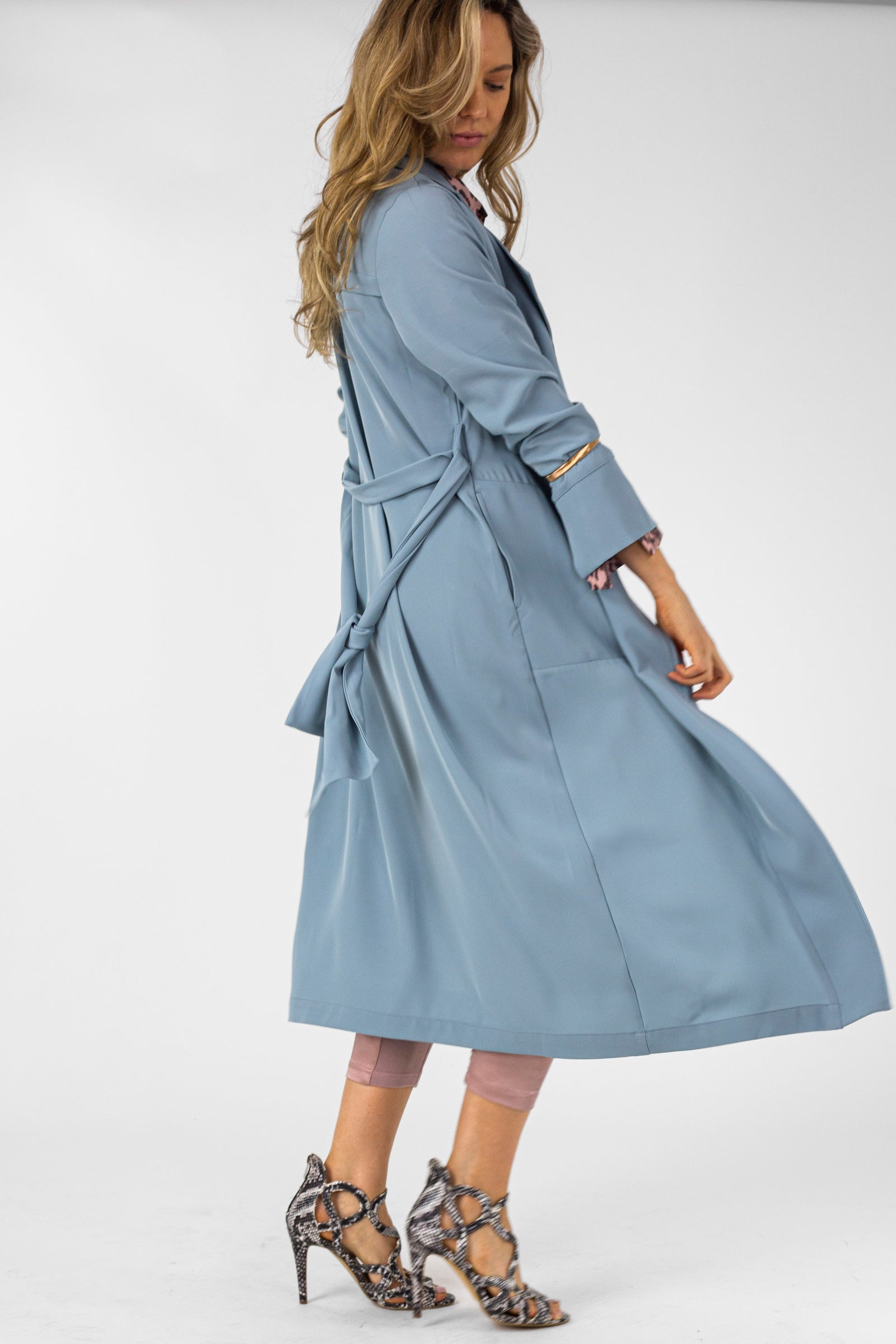 Duck Egg Euro Trench Coat Nt
