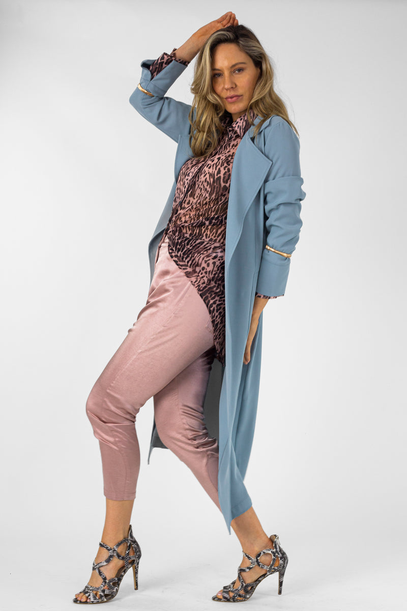 Duck Egg Euro Trench Coat Nt