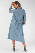 Duck Egg Euro Trench Coat - SALE