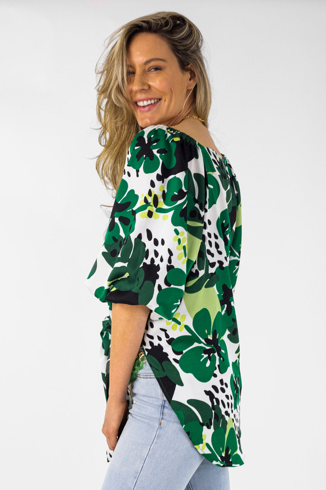 Green Bustier Zhoush Shirt