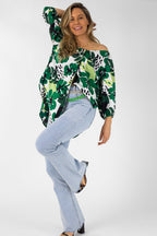 Green Bustier Zhoush Shirt