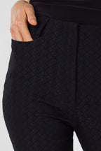 Black Textured Wide Flare - Sale