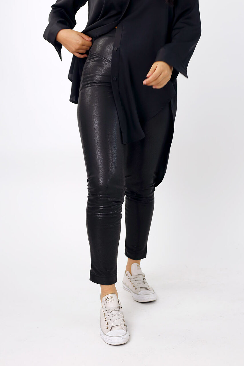 Shimmer Vegan Leather Miracle Pant - SALE